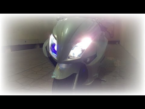 マジェスティ４D９　バルブ交換した結果HIDより良い！