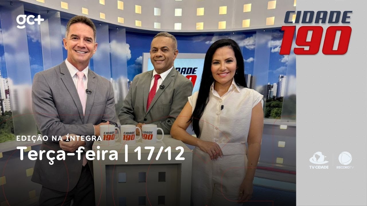 Cidade 190 | 17/12/24 | Acompanhe as principais notícias do dia!