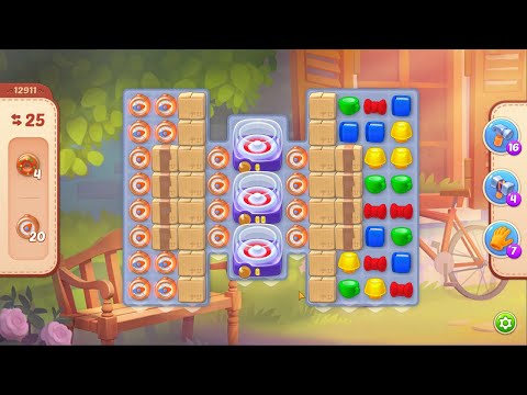 Homescapes Level 12911 No Boosters Gameplay #Bubunka