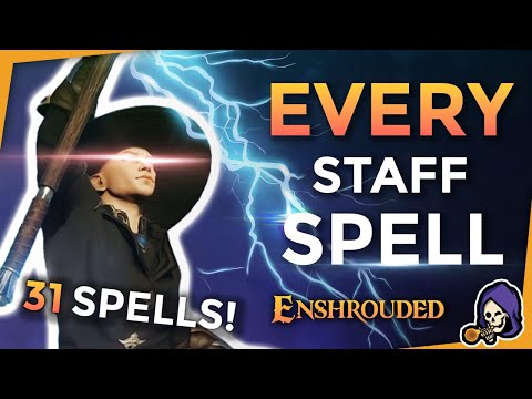 ALL Staff Spells in Enshrouded 2026 | Ultimate Magic Casting Combat Showcase w/ Locations