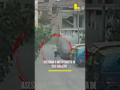 Asesinan a mototaxista de seis balazos