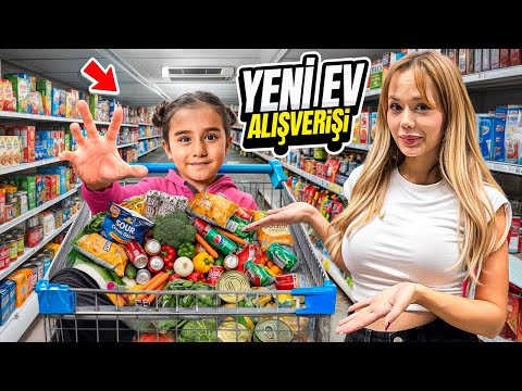 NEW HOME MARKET SHOPPING! WE REORGANIZED OUR REFRIGERATOR!? | Gamze Karta Öykü Karta