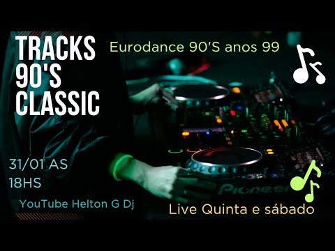 Dj Helton G está ao vivo! Eurodance playlist 90s high energy dance music best eurodance  hits 1999