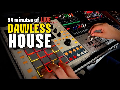 24 Minutes of Live Dawless House | Hardware Synth Jam