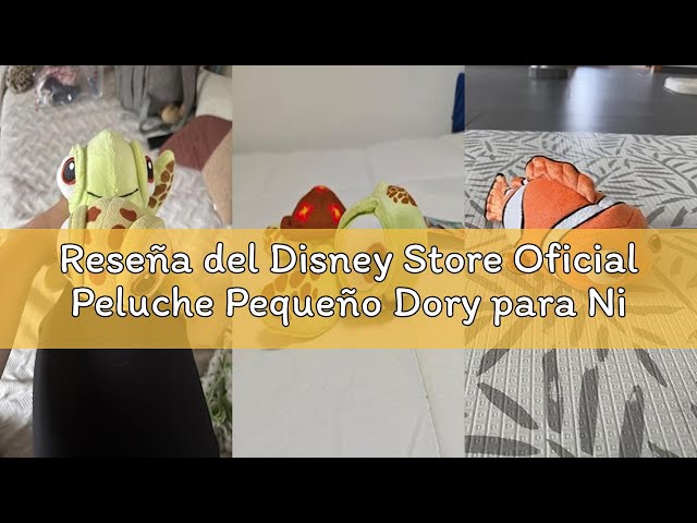Vídeo relacionado con Disney Store Oficial Peluche Pequeño Dory para Niños, Buscando a Nemo, 32 cm, Figura de Personaje con Detalles Bordados, Apto Desde el Nacimiento