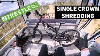Shredding Trestle Bike Park NOT On A Downhill Bike