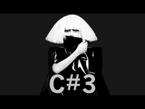 (HD) Lady GaGa's Vocal Range - The Fame Monster: C#3 - F5 (2009)