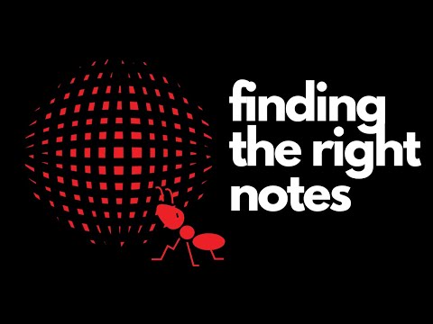 Emergent note taking: what ants can teach us about notes