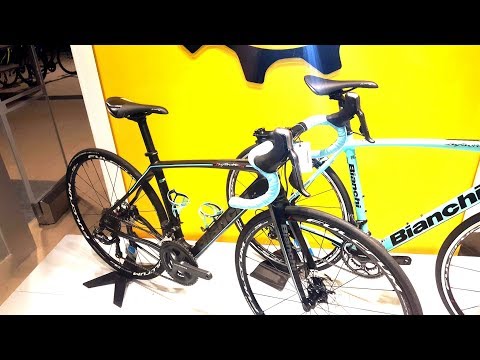 [4K] Bianchi Infinito CV Disc Di2 Finished In Black Walkaround.