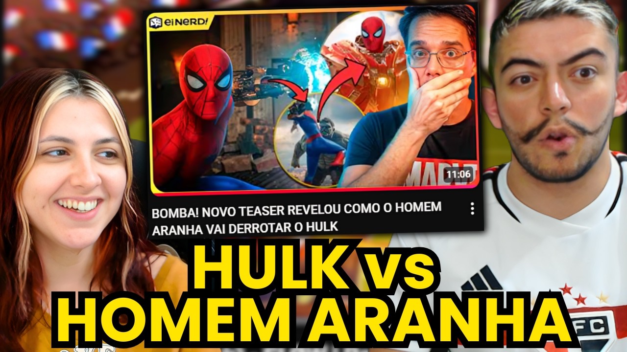 BOMBA! NOVO TEASER REVELOU COMO O HOMEM ARANHA VAI DERROTAR O HULK | react