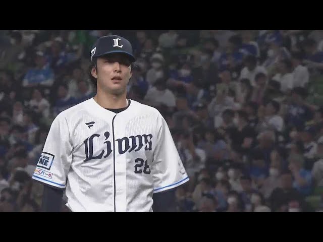 【5回表】最後は直球!! ライオンズ・森脇亮介 空振り三振でピンチを切り抜ける!!  2023年6月7日 埼玉西武ライオンズ 対 中日ドラゴンズ