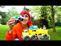 Мама для Лаки — У машинки закончился бензин! Развивающие видео для детей про игрушки