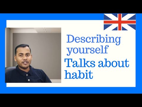 How to Describe Yourself | Talks about Habit | Spoken English for Beginners | with Mukul Srivastava