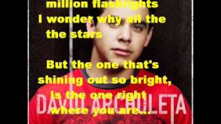 David Archuleta - Touch My Hand (Lyrics on-screen)