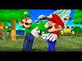 Luigi Shakes Mario S Hand
