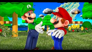 Luigi shakes Mario&#39;s hand!