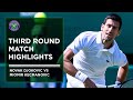 Novak Djokovic vs Miomir Kecmanovic | Match Highlights | Wimbledon 2022