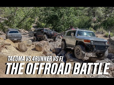 Tacoma VS 4runner VS FJ Turned Into SURVIVAL At Holcomb Creek | PART 1
