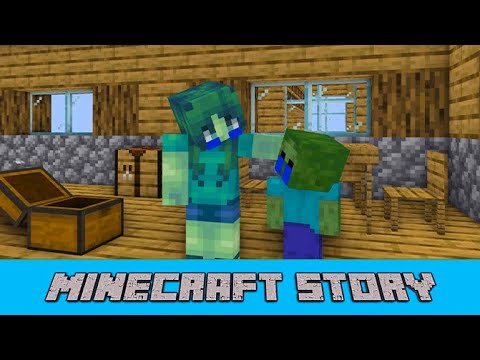 Zombie Sad Story: Monster School (minecraft animation)