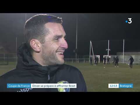 Football : ambiance au club de Dinan-Léhon avec le match de 32e de finale contre Brest (dim 19 déc.)