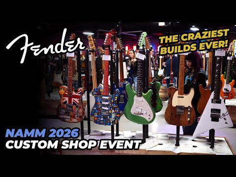 The Fender Custom Shop Event | Explore Rare & One-Off Builds from NAMM 2026