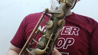 Video thumbnail for yamaha alto saxophone yas 32 Japan with nikkan neck by johan cendana teh