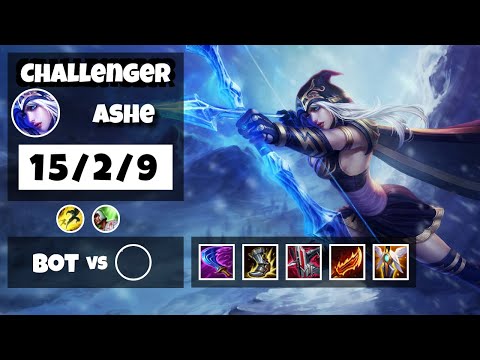 Ashe vs Miss Fortune OCE Challenger BOT (15/2/9) - v11.18