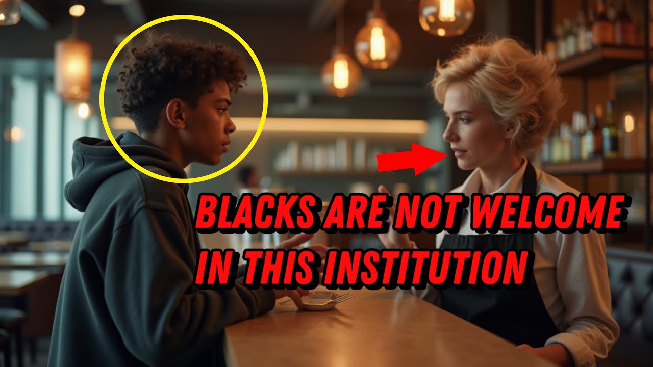 Waitress Refuses to Serve Black Teen, Calling Him “Unimportant,” Not Realizing He’s the Owner’s Son…