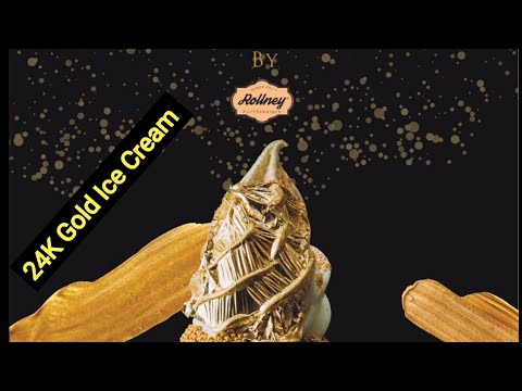 24K Gold Ice Cream