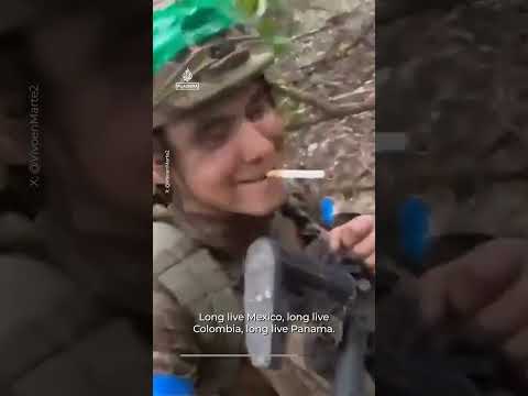 Mexican and Colombian cartel mercenaries filmed fighting in Ukraine | AJ #shorts