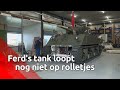 De nagebouwde Shermantank lijkt zo echt dat er een vergunning nodig was