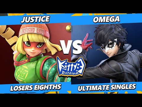 Kitty 3 Invitational Top 8 - Justice (Min Min) Vs. Omega (Joker) Smash Ultimate - SSBU