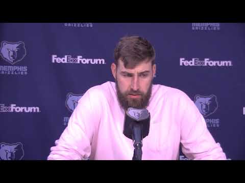 MEMvIND: Jonas Valanciunas Postgame Locker Room Interview | April 11, 2021