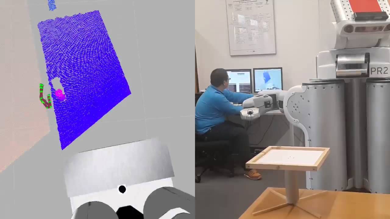 Optical Tracking based Tele-control System for Tabletop Object Manipulation Tasks