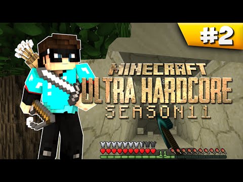 Minecraft Cube UHC Season 11: EP2 - Heard Someone? Sand? Panic!