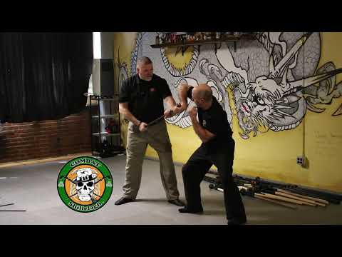 Drop and Roll Defense Against Shillelagh Grab - Irish Stick Fighting