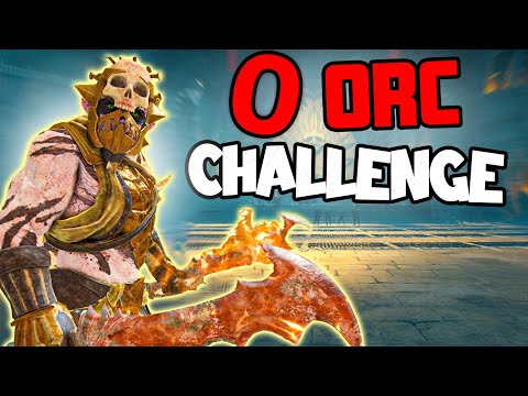 I CAN ONLY STEAL ORCS! - Shadow of War Fort Raid Challenge