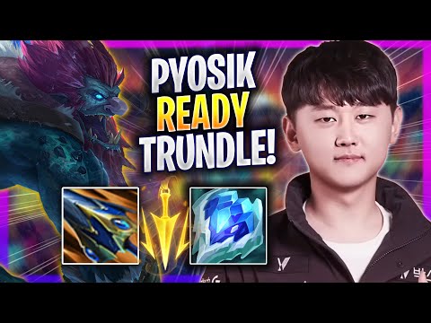 PYOSIK IS READY TO PLAY TRUNDLE! - KT Pyosik Plays Trundle JUNGLE vs Lee Sin! | Season 2024