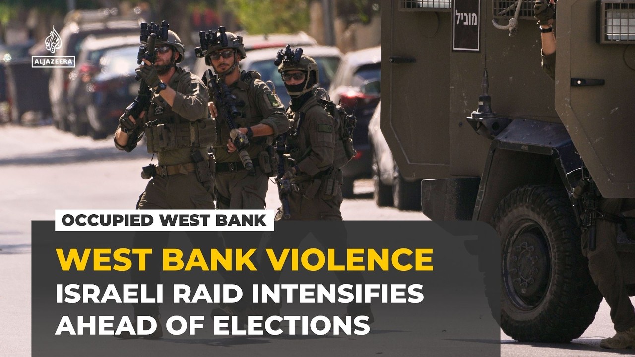 Israeli military raids, settler violence intensify in West Bank ahead of elections