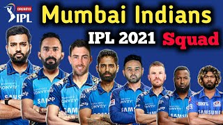 IPL 2021 - Mumbai Indians (MI) Full Squad | MI Probable Players List ipl 2021|
