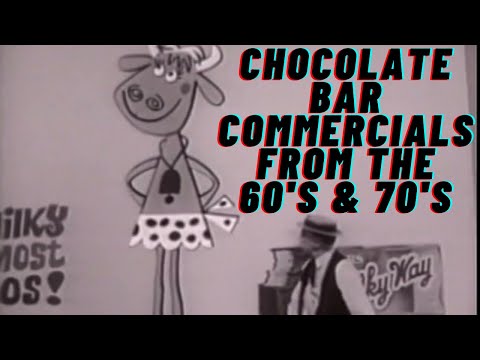 VARIOUS CHOCOLATE BAR COMMERCIALS  INCLUDING SNICKERS AND MILKY WAY | Vintage Ads | Retro TV