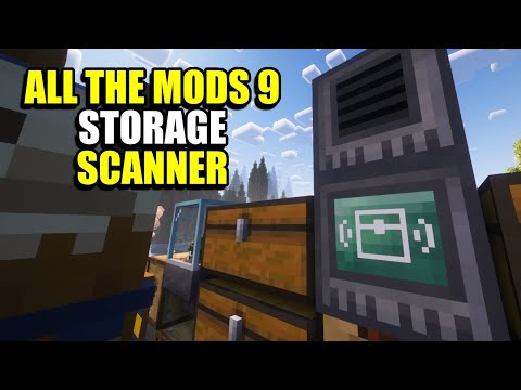 Ep3 Storage Scanner - Minecraft All The Mods 9 Modpack