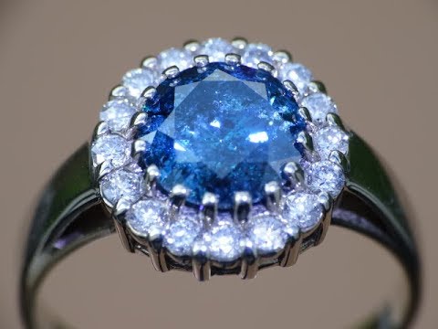 Ring Natural Diamond Blue Big Brilliant Price
