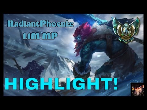 RadiantPhoenix - Platinum Division - Trundle Highlight (1,1M Mastery Points) [OCE]