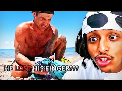 BRO GOT HIS FINGER BIT OFF BY A "DANGEROUS" PUFFER FISH...
