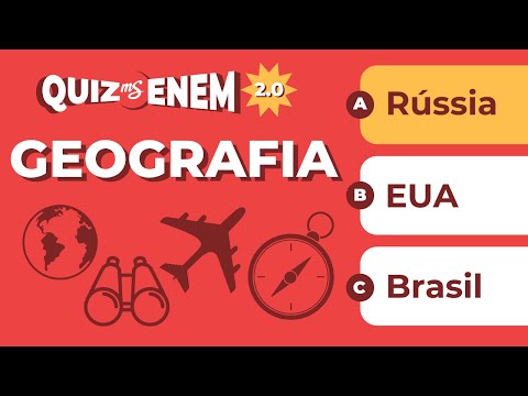 Treinando Questões | Geografia | QUIZ ENEM 2.0 | Me Salva! ENEM