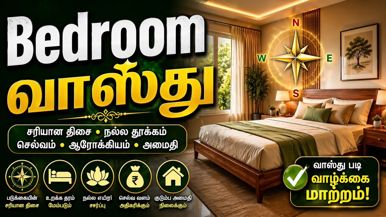 Bedroom வாஸ்து #lingamvasthu #bedroom #vasthuplan #vastuegineer #tips #housebuilding #trendingvideo 
