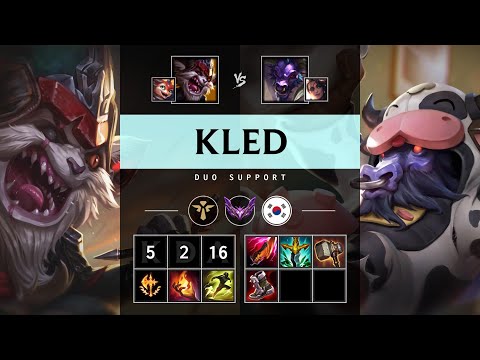 Kled Support vs Alistar - KR Master Patch 25.16