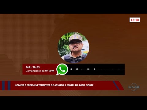 Homem é preso em tentativa de assalto a motel na zona norte 16 03 2023