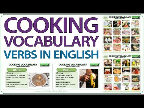 COOKING Vocabulary in English | Cooking Verbs | Learn English Vocabulary about Cooking